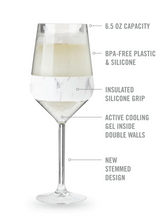 Load image into Gallery viewer, Wine Freeze Stemmed Cups set of 2
