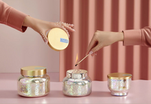 Load image into Gallery viewer, Volcano Mercury Iridescent Inverted Candle
