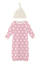 Load image into Gallery viewer, Layette Gown & Hat Set