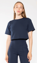 Load image into Gallery viewer, Ponte Knit Short Sleeve Top