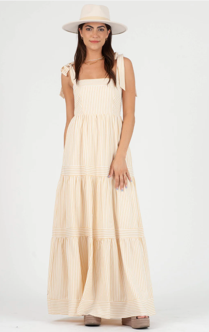 Capri Stripe Maxi Dress