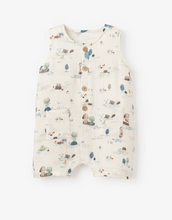 Load image into Gallery viewer, Pond Friends Organic Muslin Shortall