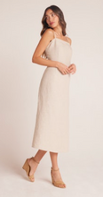 Load image into Gallery viewer, Fitted Cami Midi Dress-Linen Sand
