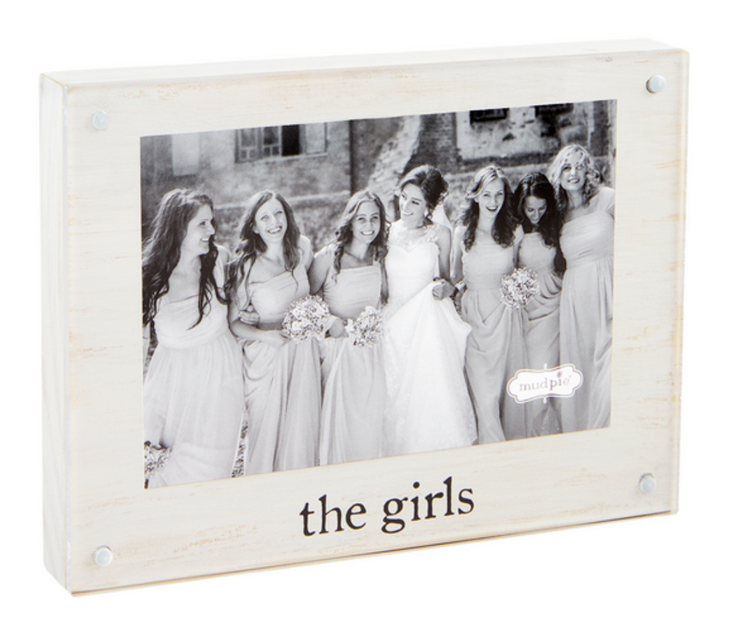 The Girls Acrylic Wood Frame