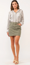 Load image into Gallery viewer, Quinn High Rise Skirt Olive