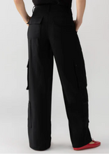 Load image into Gallery viewer, Ott Semi High Rise Cargo Pant in Black