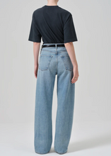 Load image into Gallery viewer, Ayla Baggy Cuffed Crop in Skylights