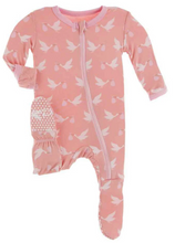 Load image into Gallery viewer, Footie with Two Way Zipper