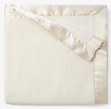 Load image into Gallery viewer, Satin Trim Fleece Stroller Blanket