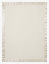 Load image into Gallery viewer, Satin Trim Fleece Stroller Blanket