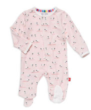 Load image into Gallery viewer, Baa Baa Baby Pink Magnetic Footie