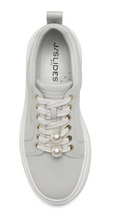 Load image into Gallery viewer, Aria White Leather Sneakers