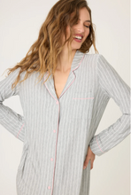 Load image into Gallery viewer, Lazy Days Stripe Night Shirt