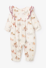 Load image into Gallery viewer, Forest Family Organic Muslin Ruffle Jumpsuit