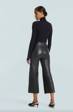 Load image into Gallery viewer, Faux Leather Cropped Wide Leg Pant