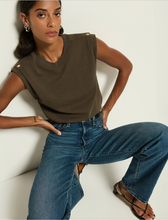 Load image into Gallery viewer, Marina Muscle Tee in Espresso