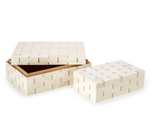 Load image into Gallery viewer, Monaco Set of 2 Covered Boxes