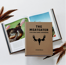 Load image into Gallery viewer, The Meateater Fish and Game Leather Bound Cookbook