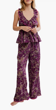 Load image into Gallery viewer, Tangled Lights Ruffle Pajamas