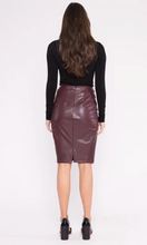 Load image into Gallery viewer, Vegan Leather Pencil Skirt