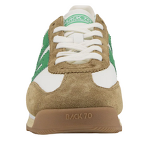 Load image into Gallery viewer, Jogger M in White/Camel/Green