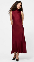 Load image into Gallery viewer, Ennis Satin Sleeveless Bow Midi Dress