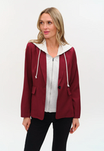 Load image into Gallery viewer, Drew Blazer in Burgundy