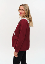 Load image into Gallery viewer, Drew Blazer in Burgundy