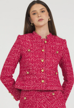 Load image into Gallery viewer, Stand Collar Jacket in Pink