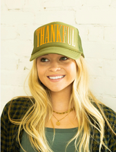 Load image into Gallery viewer, Thankful Puff Trucker Hat