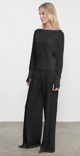 Load image into Gallery viewer, Cashmere Dolman Top in Charcoal