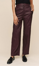 Load image into Gallery viewer, Faux Leather Pant in Crimson Embers