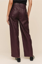 Load image into Gallery viewer, Faux Leather Pant in Crimson Embers