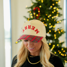 Load image into Gallery viewer, Upside Down Merry Canvas Cap