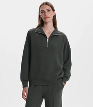 Load image into Gallery viewer, Hawley Half Zip in Olive Marl