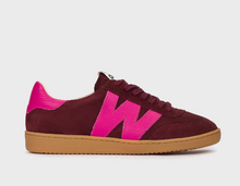 Load image into Gallery viewer, Nubia Sneakers Vino & Fucsia Combo