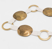 Load image into Gallery viewer, Brass Phantom Belt in White