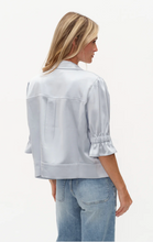 Load image into Gallery viewer, Anna Satin Jacket - Frosted Blue