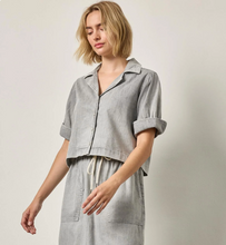 Load image into Gallery viewer, Denim Cuffed Shirt