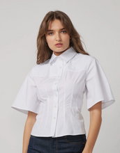 Load image into Gallery viewer, Carine Blouse in White