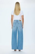 Load image into Gallery viewer, Sydney Bowed Wide Leg Jean in Hazy