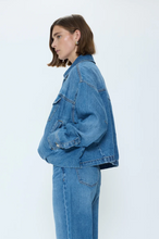 Load image into Gallery viewer, Bibi Blouson Trucker Jacket