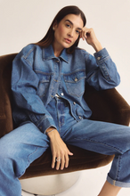 Load image into Gallery viewer, Bibi Blouson Trucker Jacket