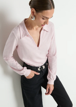 Load image into Gallery viewer, Kimberley Polo Tee in Blush