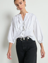 Load image into Gallery viewer, Amelia Ruffle Shirt in Porcelain