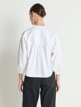 Load image into Gallery viewer, Amelia Ruffle Shirt in Porcelain