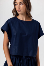 Load image into Gallery viewer, Esme Top in Navy