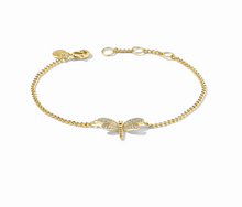 Load image into Gallery viewer, Dragonfly Pave Delicate Bracelet