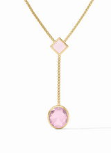 Load image into Gallery viewer, Jolie Lariat Necklace in Rose