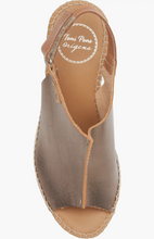Load image into Gallery viewer, Lugano Espadrille Wedge in Bronze